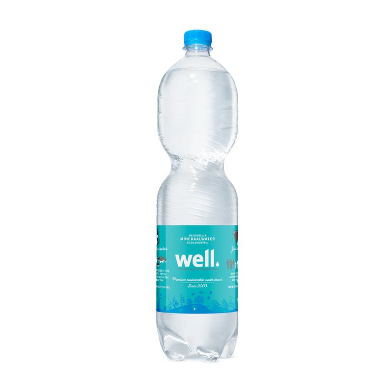 1,5L Well mineraalwater PET met statiegeld - plat