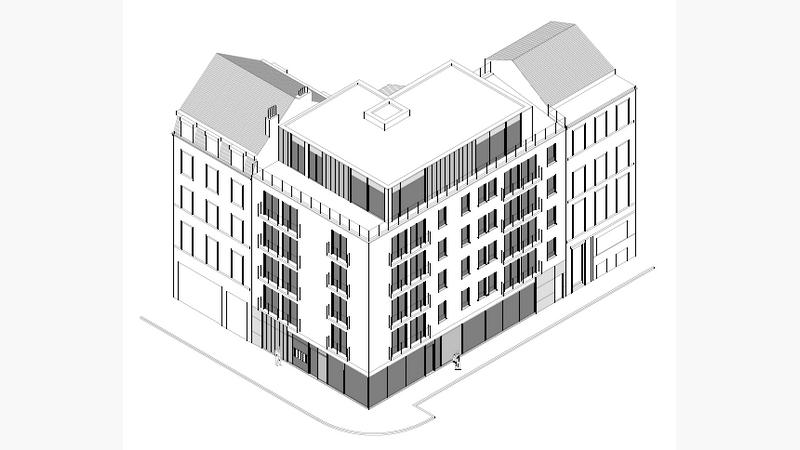 ​Vergunde projectgrond voor appartementsgebouw