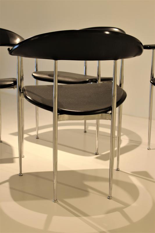 P40 armchairs by Vegni & Gualtierotti for Fasem