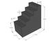 Trap H140 standaard - 5 treden