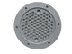 Wanddoorvoer zwembad pro - Afwerkstuk/rooster doorvoer 63 mm (grijs)