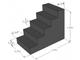 Trap H100 - HDPE 5 treden