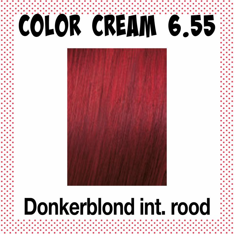 6.55 - Donkerblond intens rood