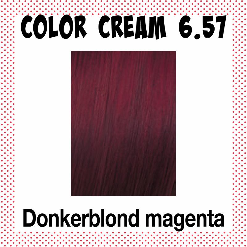 6.57 - Donkerblond magenta rood