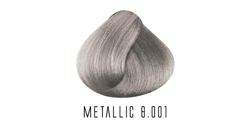 8.001 metallic Light Intense Ash Blonde