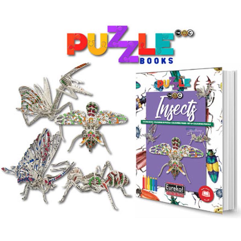 3D Puzzelboek Insecten