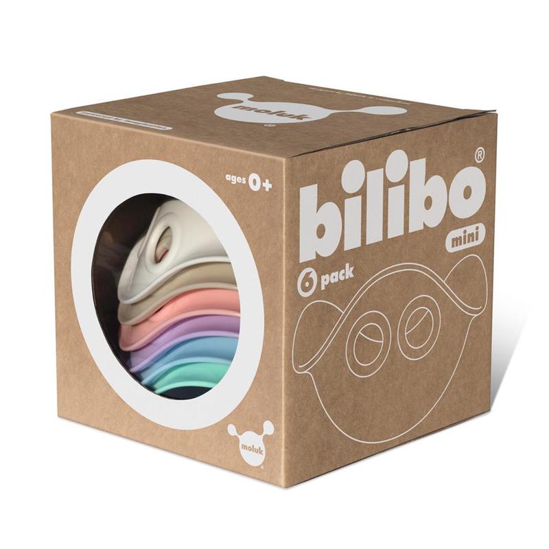 BILIBO SET van 6 Mini Bilibos 'Pastel Mix'