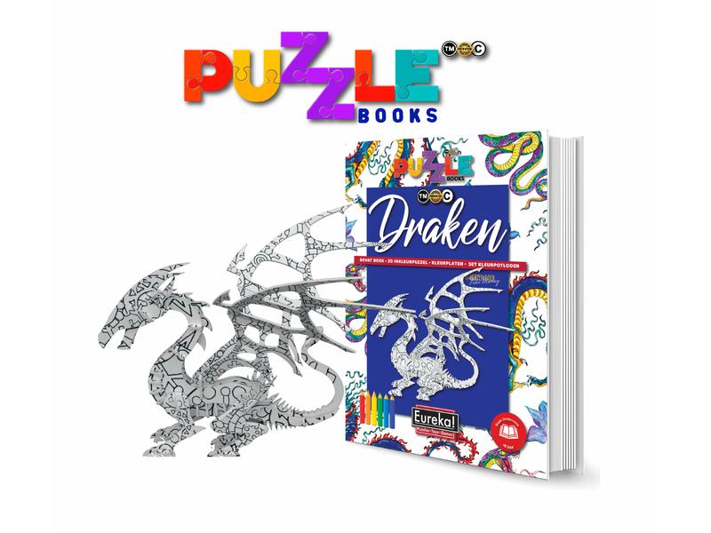 3D Puzzelboek Draken 