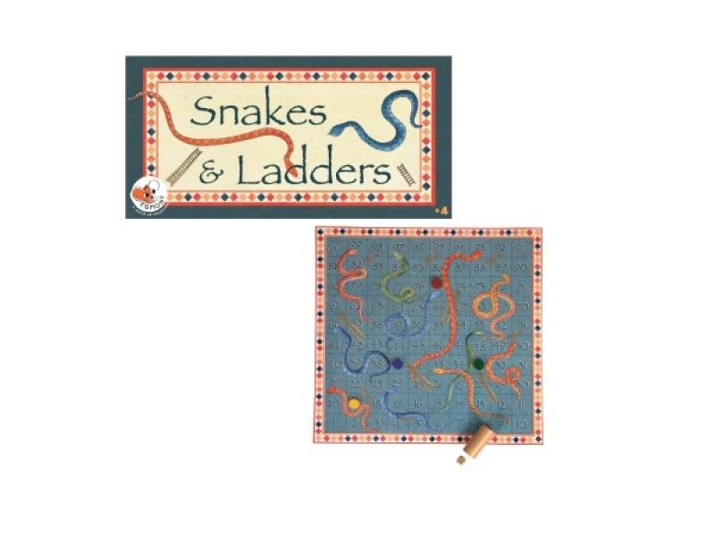 Slangen en ladder spel