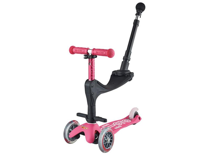 Step Mini Deluxe 3 in 1 Pink + Pushbar