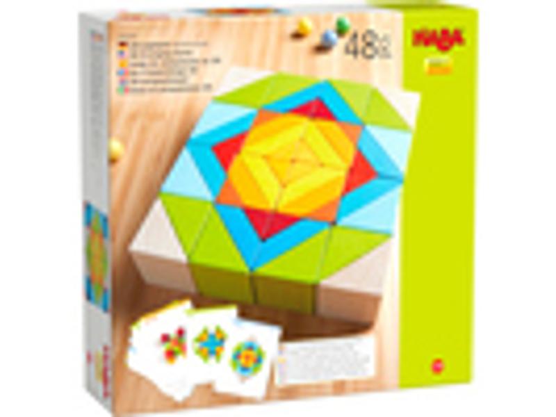 3D-Compositiespel blokkenmozaiek