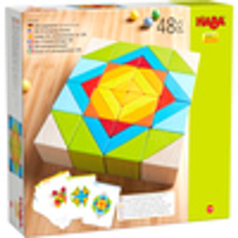3D-Compositiespel blokkenmozaiek