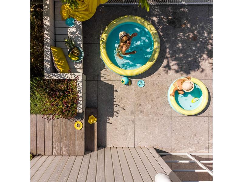 Dippy - Inflatable pool Ø80cm Banana Blue (Gratis Raki t.w.v €12,95 bij aankoop Dippy zwembad zolang de voorraad strekt!)
