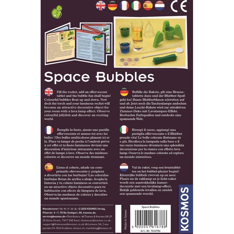 Experimenteerset Space Bubbles