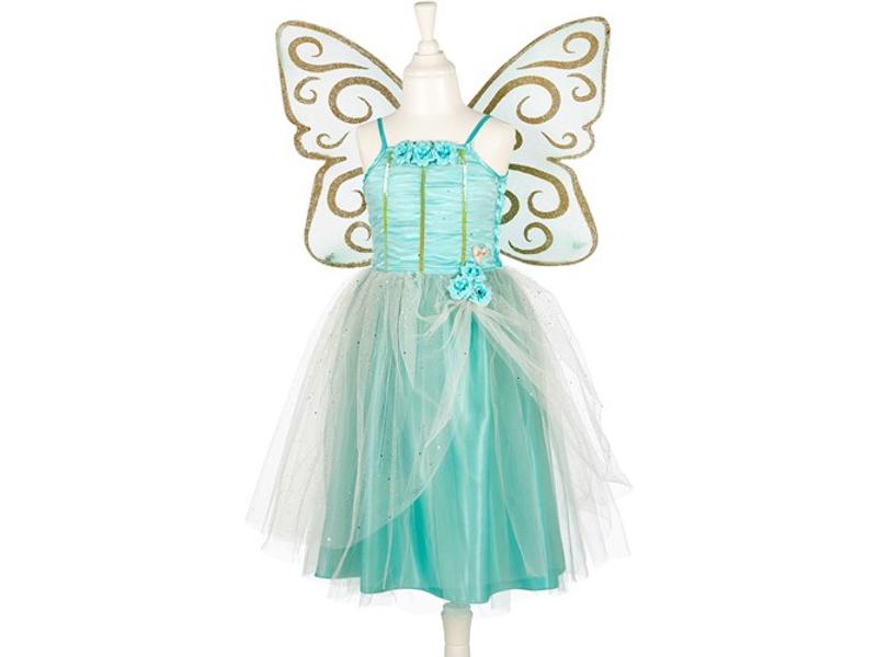 Josiane jurk + vleugels, mint, 5-7 jaar, 110-122 cm