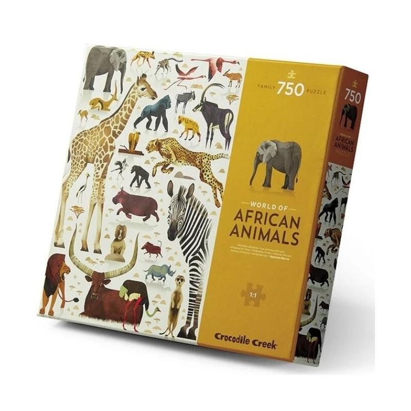 Puzzel World of African Animals 750-delig 