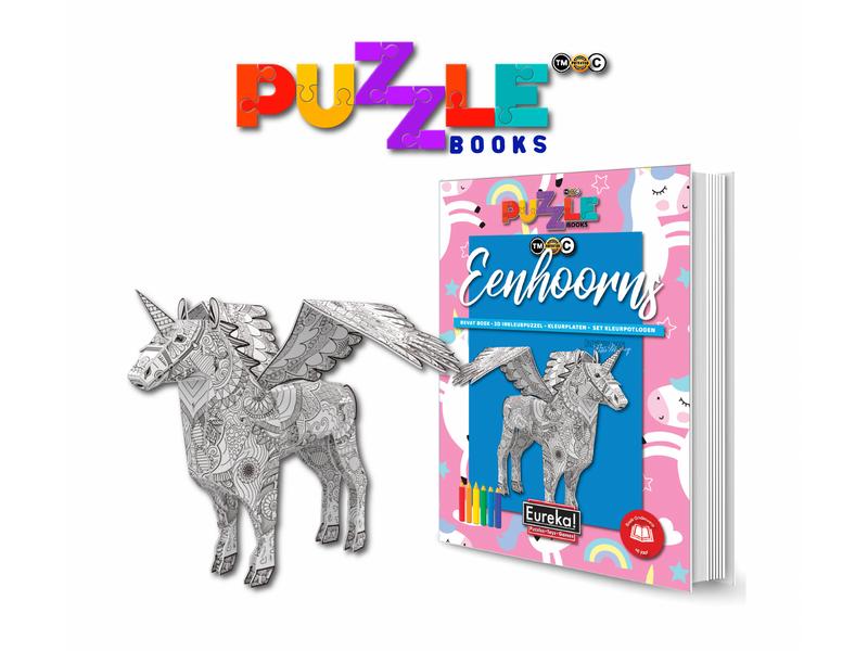 3D Puzzelboek Eenhoorns 