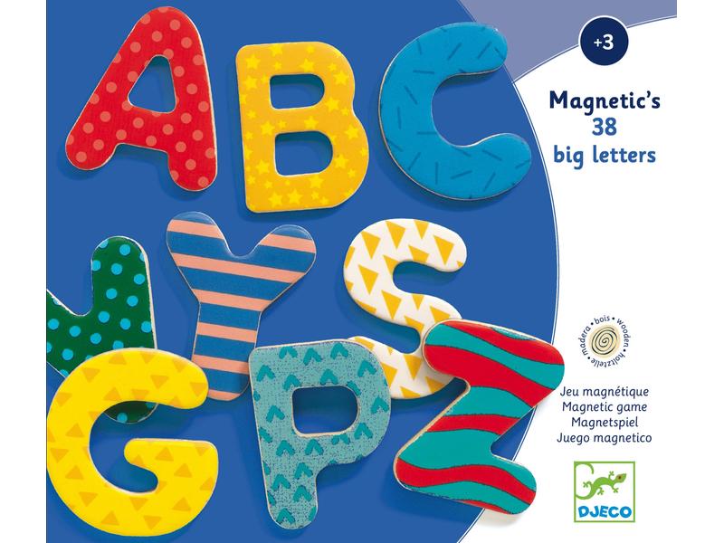 38 magnetische grote letters