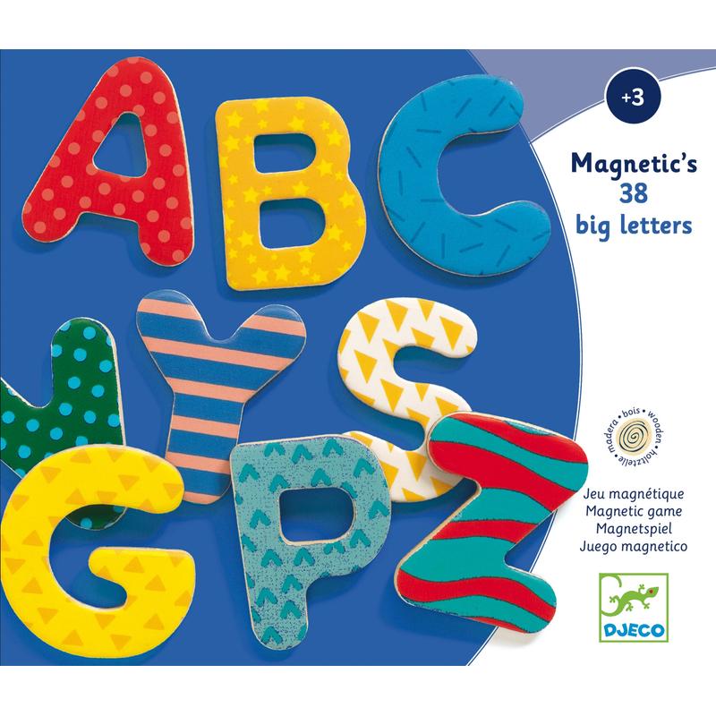 38 magnetische grote letters