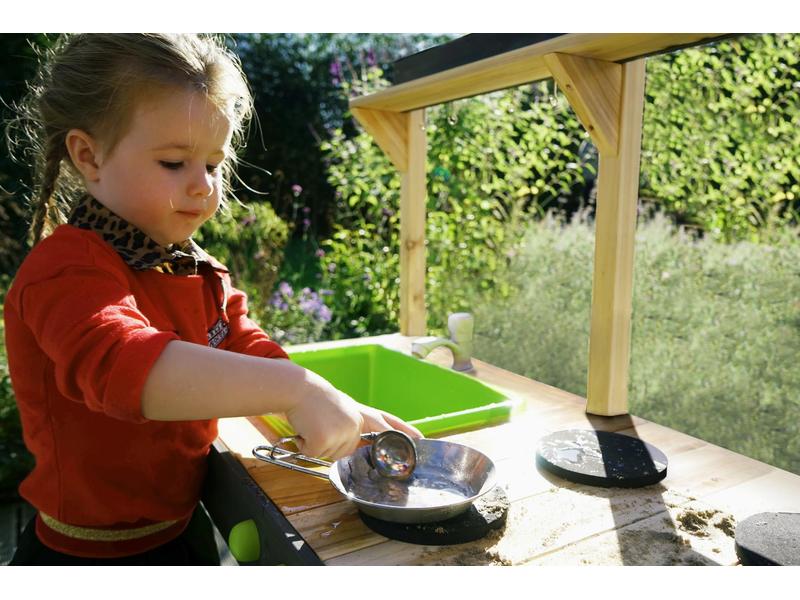 Yummy outdoor Play Kitchen 100 naturel  ( Toonzaalmodel )