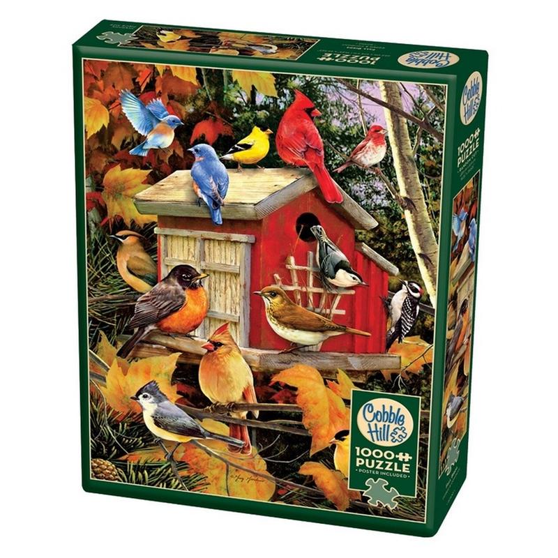 Puzzle 1000 pieces - Fall Birdhouse