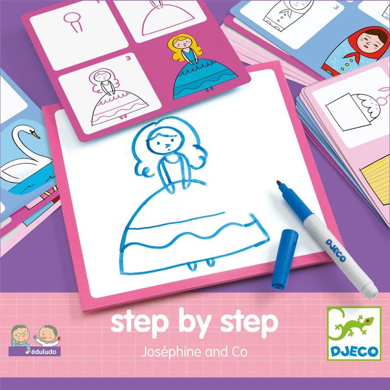 Leren tekenen: Step by step Joséphine and Co
