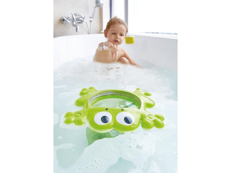 Feed-me bath frog