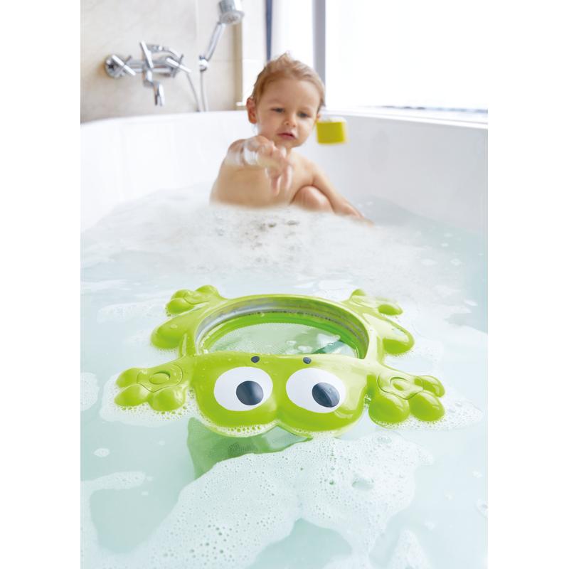 Feed-me bath frog