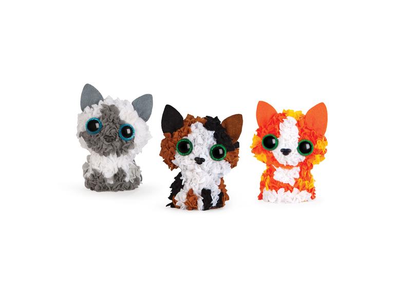 Plush Craft Kitty Pack 3D-Mini Figuren