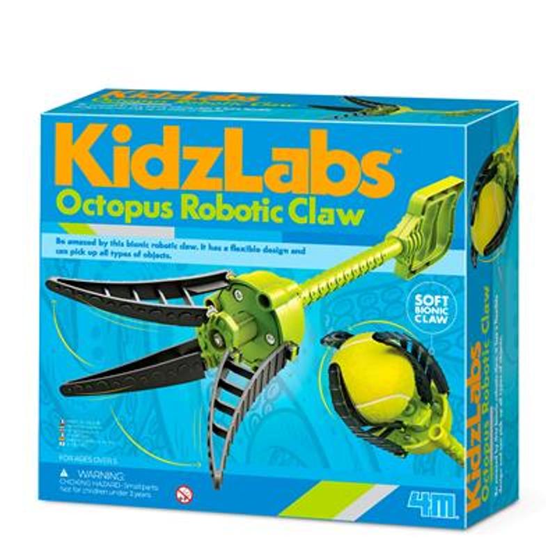 Kidzlabs: OCTOPUS ROBOTKLAUW, met gedetailleerde instructies