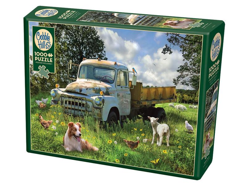 Puzzle 1000 pieces - Sheep Field