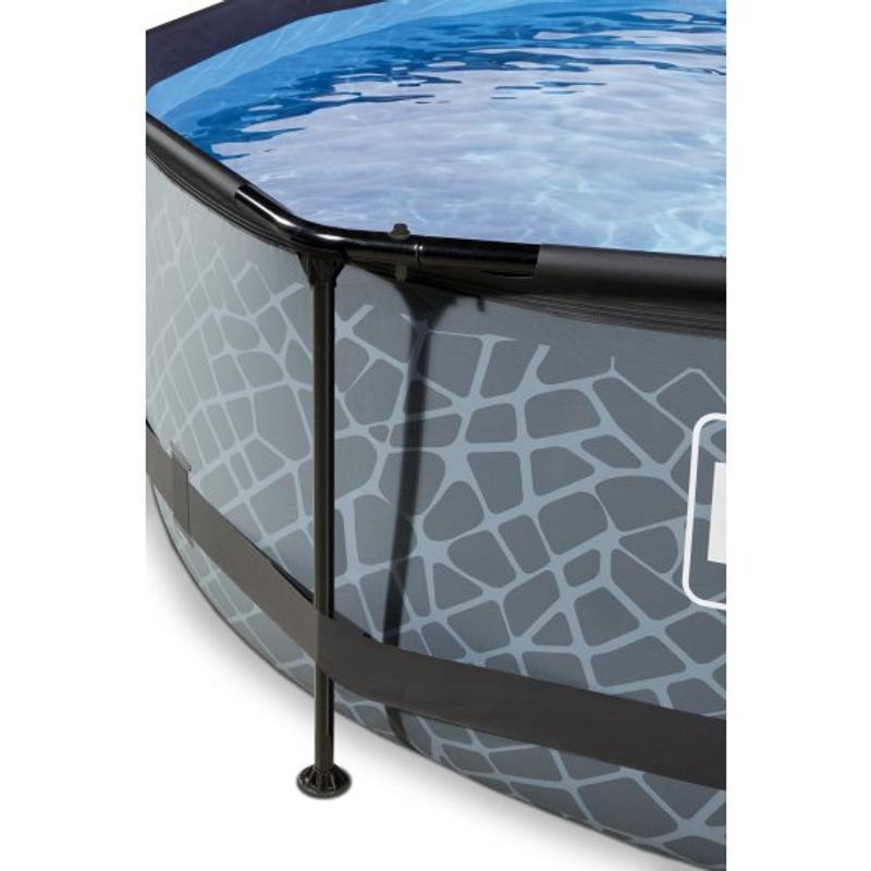 Frame Pool ø300x76cm (12v) – Stone Grey + Overkapping Neem contact op i.v.m beschikbaarheid. Prijs €349( -5% Afhaalkorting! Gelieve eerst contact op te nemen ) 