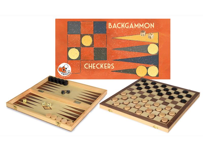 Dam- en Backgammon spel