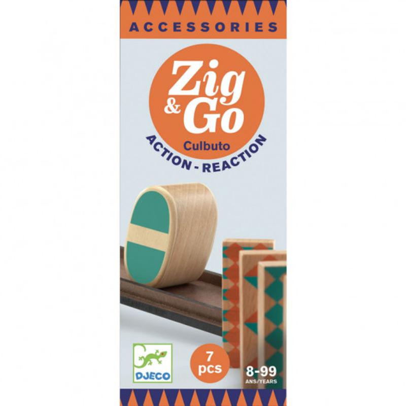 Zig & Go Culbuto - 7 stuks - bouw, reflectie en verbeelding