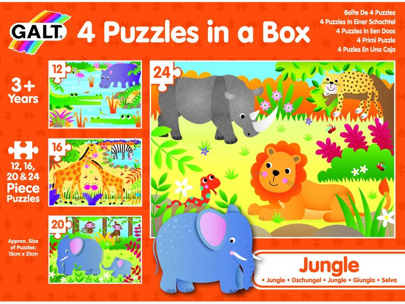 4 Puzzles in a box - Jungle