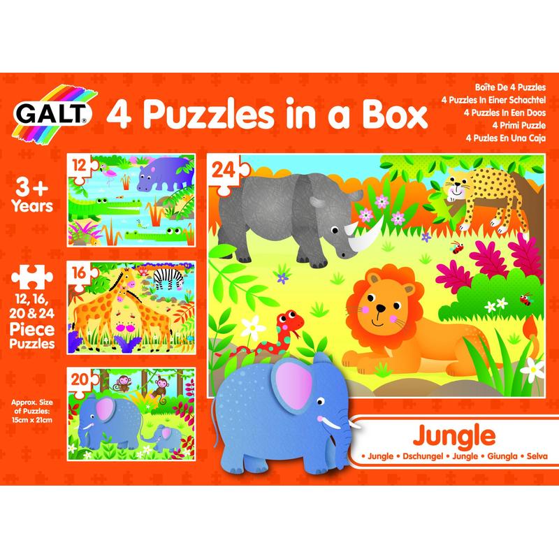 4 Puzzles in a box - Jungle