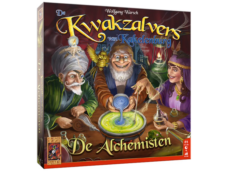 De Kwakzalvers van Kakelenburg: De Alchemisten - Bordspel