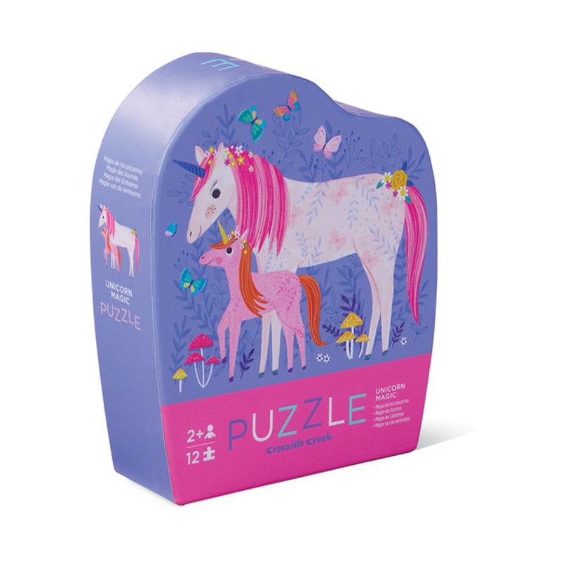 Puzzel mini unicorn 12st