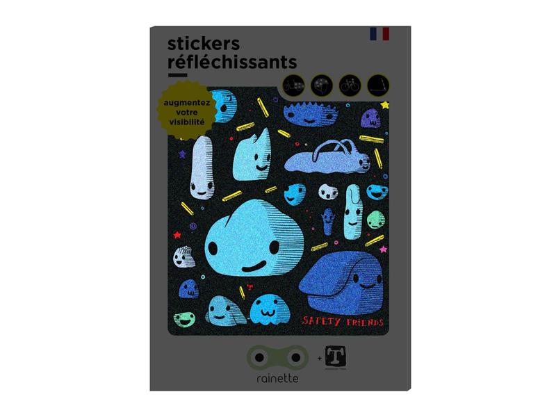 Rainette reflective stickers - Friends