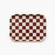 CHECKER Rechthoekig Dienblad