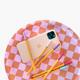 CHECKER Rond Dienblad