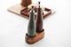 Set Olie- en Azijnfles met Acacia houder