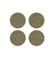 Sisal Rough Glasonderzetter (Set van 4)