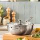 Maestro 3PLY RVS Conische Sauteuse met Deksel Peter Goossens