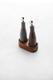 Set Olie- en Azijnfles met Acacia houder