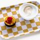 CHECKER Rechthoekig Dienblad