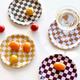 CHECKER Glasonderzetter (Set van 4)