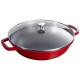 Gietijzeren Wok met Glasdeksel