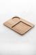 Sharing Rechthoekige Hamburgerplank uit Acacia