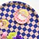CHECKER Rond Dienblad